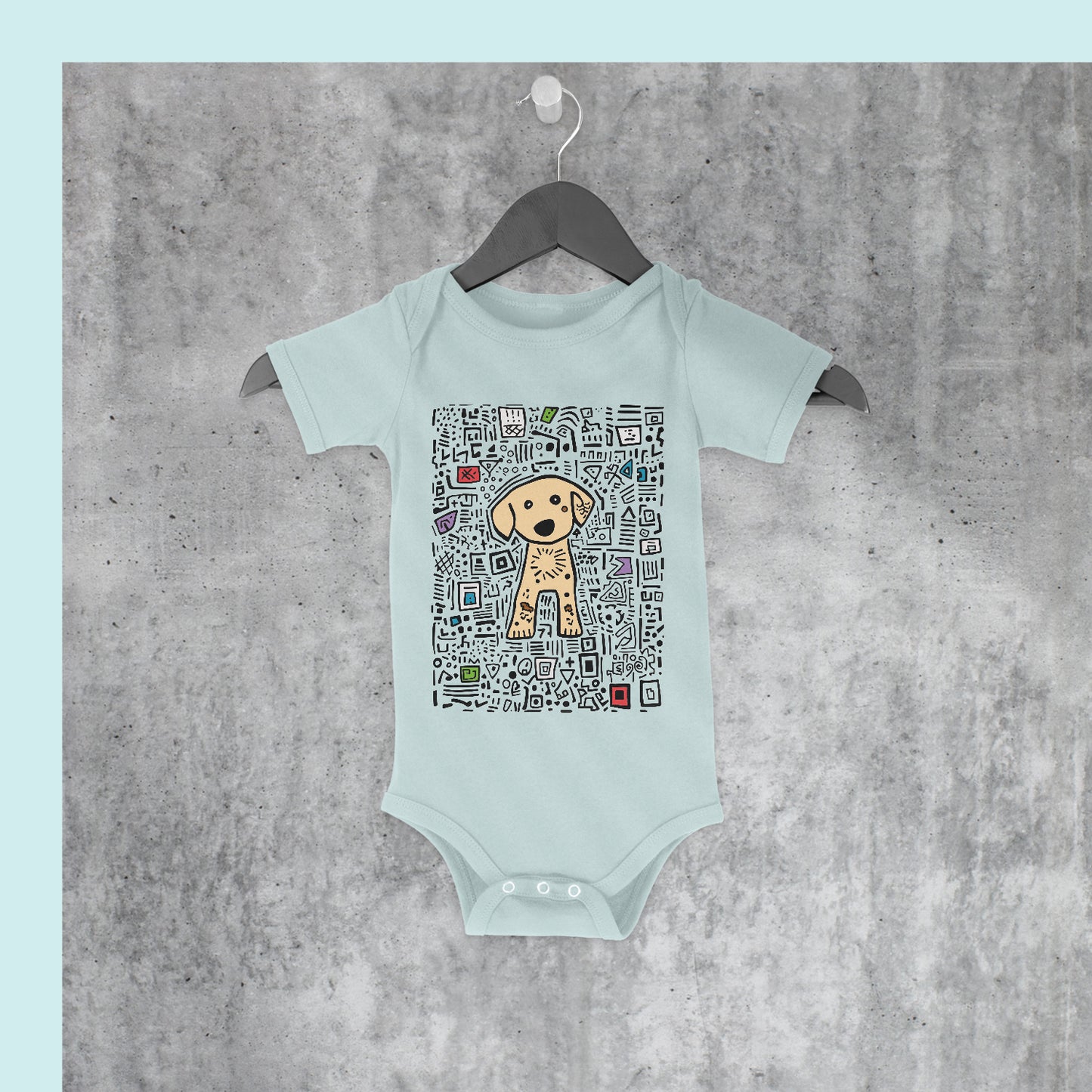 Puppy Doodle Baby Bodysuit