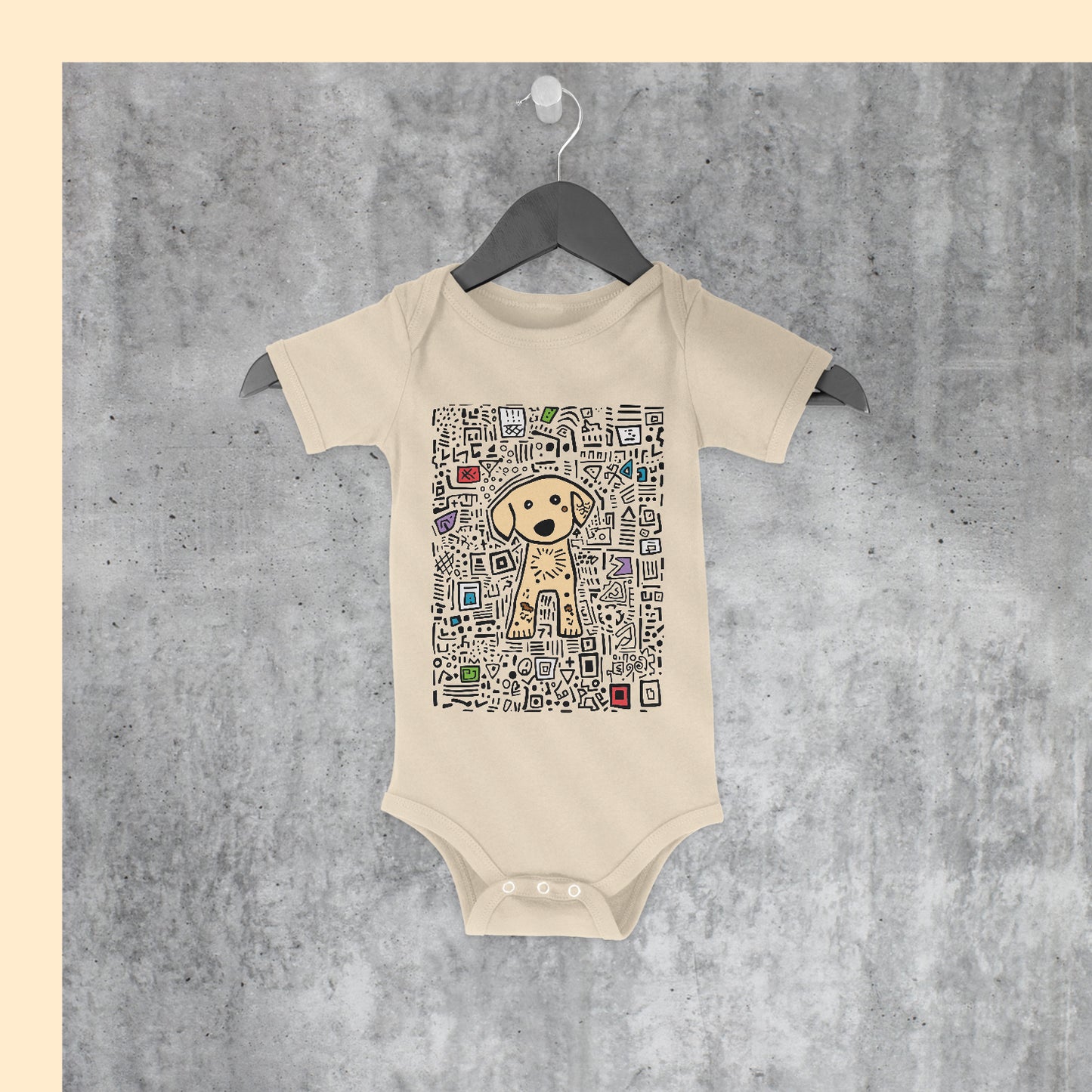 Puppy Doodle Baby Bodysuit