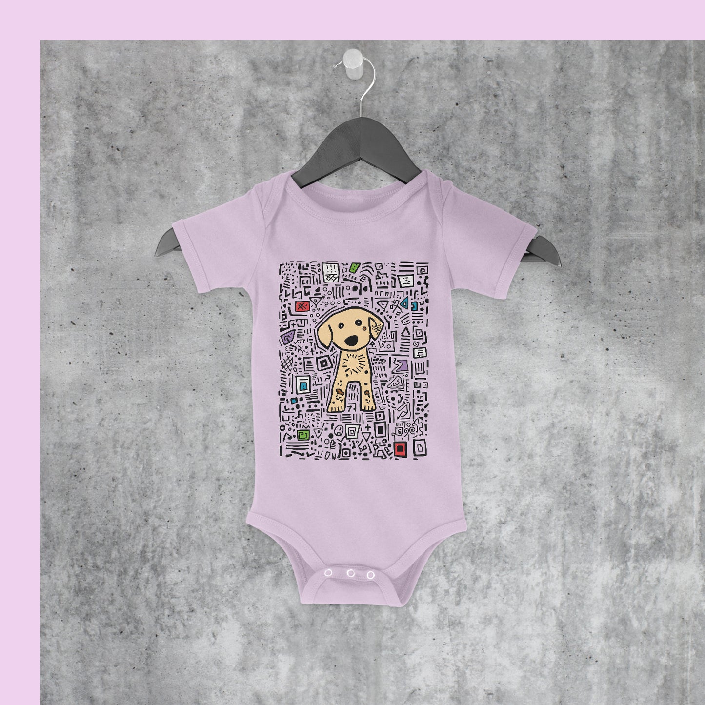Puppy Doodle Baby Bodysuit