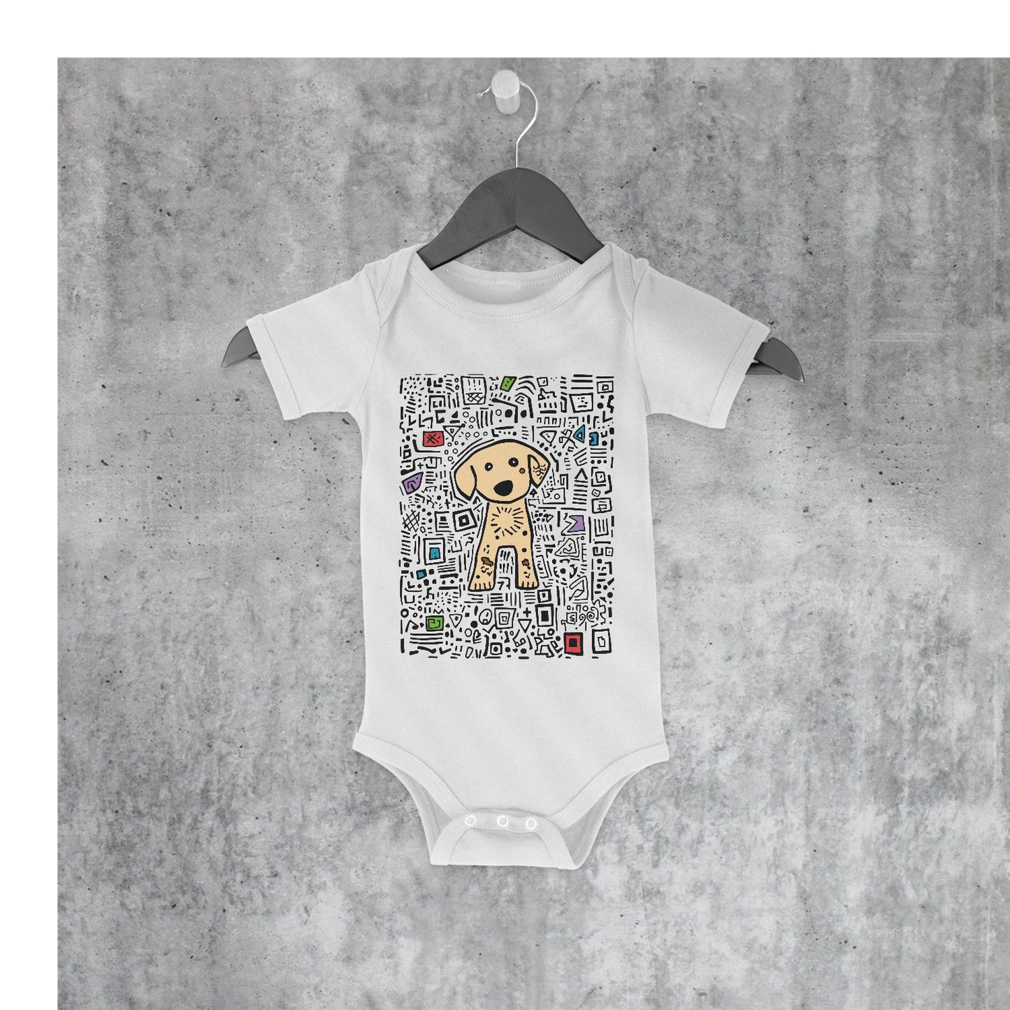 Puppy Doodle Baby Bodysuit