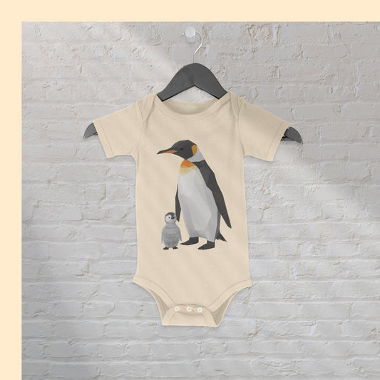 Emperor Penguin Iso Baby Bodysuit
