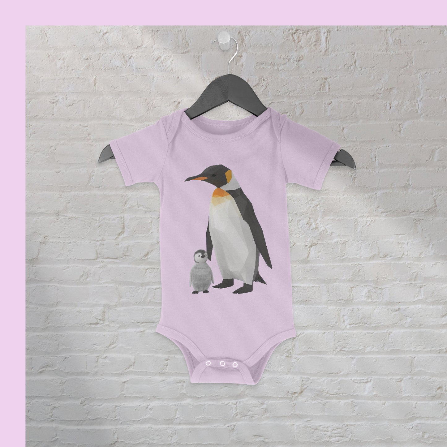 Emperor Penguin Iso Baby Bodysuit