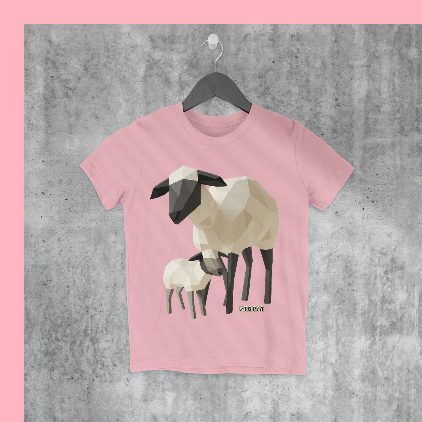 Isometric Suffolk Sheep Child T (Limited Edition)