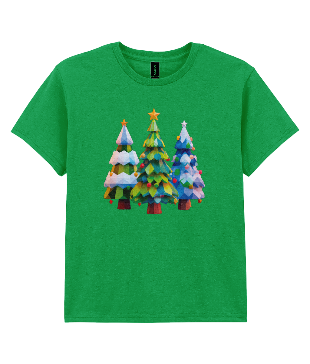 Isometric Xmas: Trees - Child T-shirt