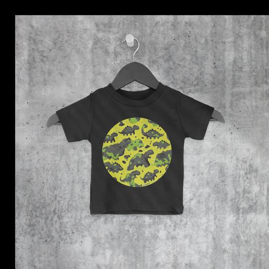 Camo-dinosaur Toddler T