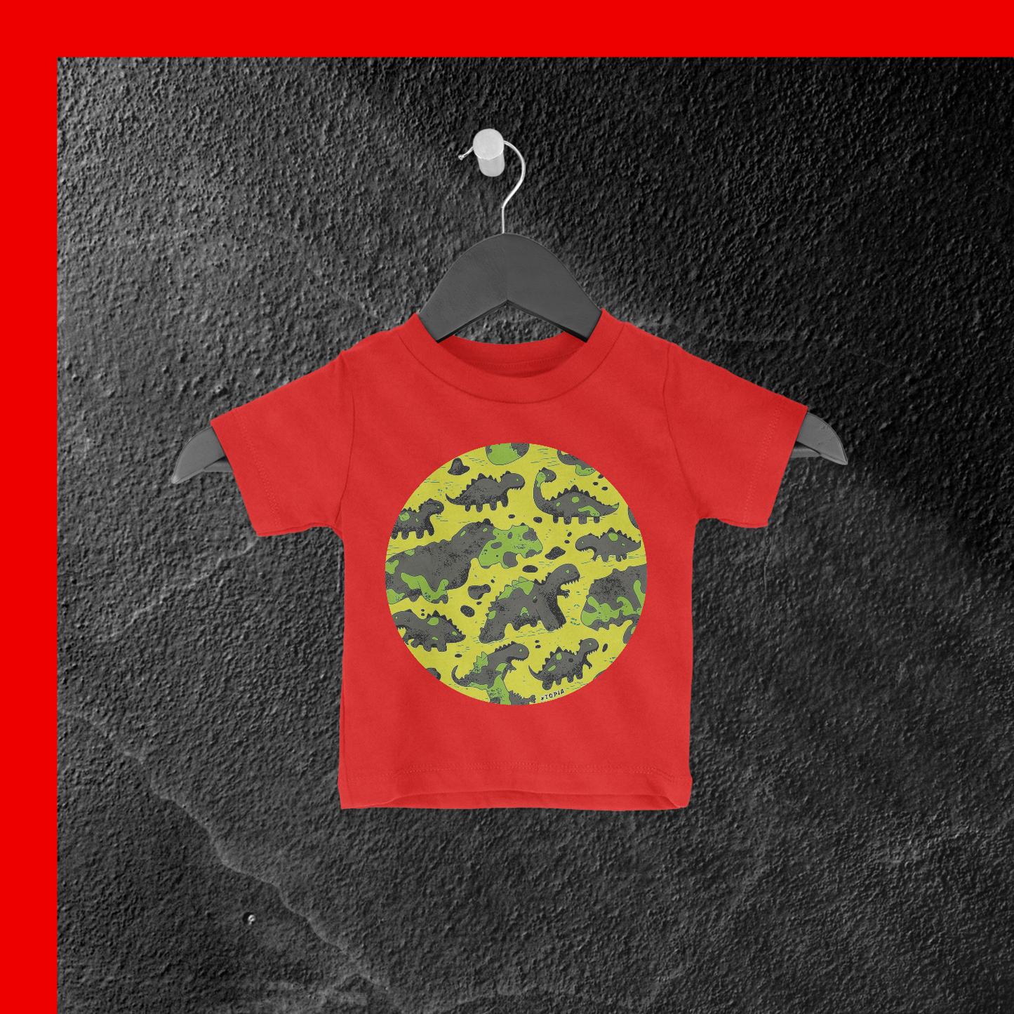 Camo-dinosaur Toddler T