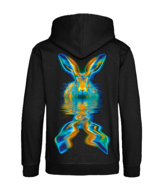 Wild Flame: the Brown Hare Child's Hoodie