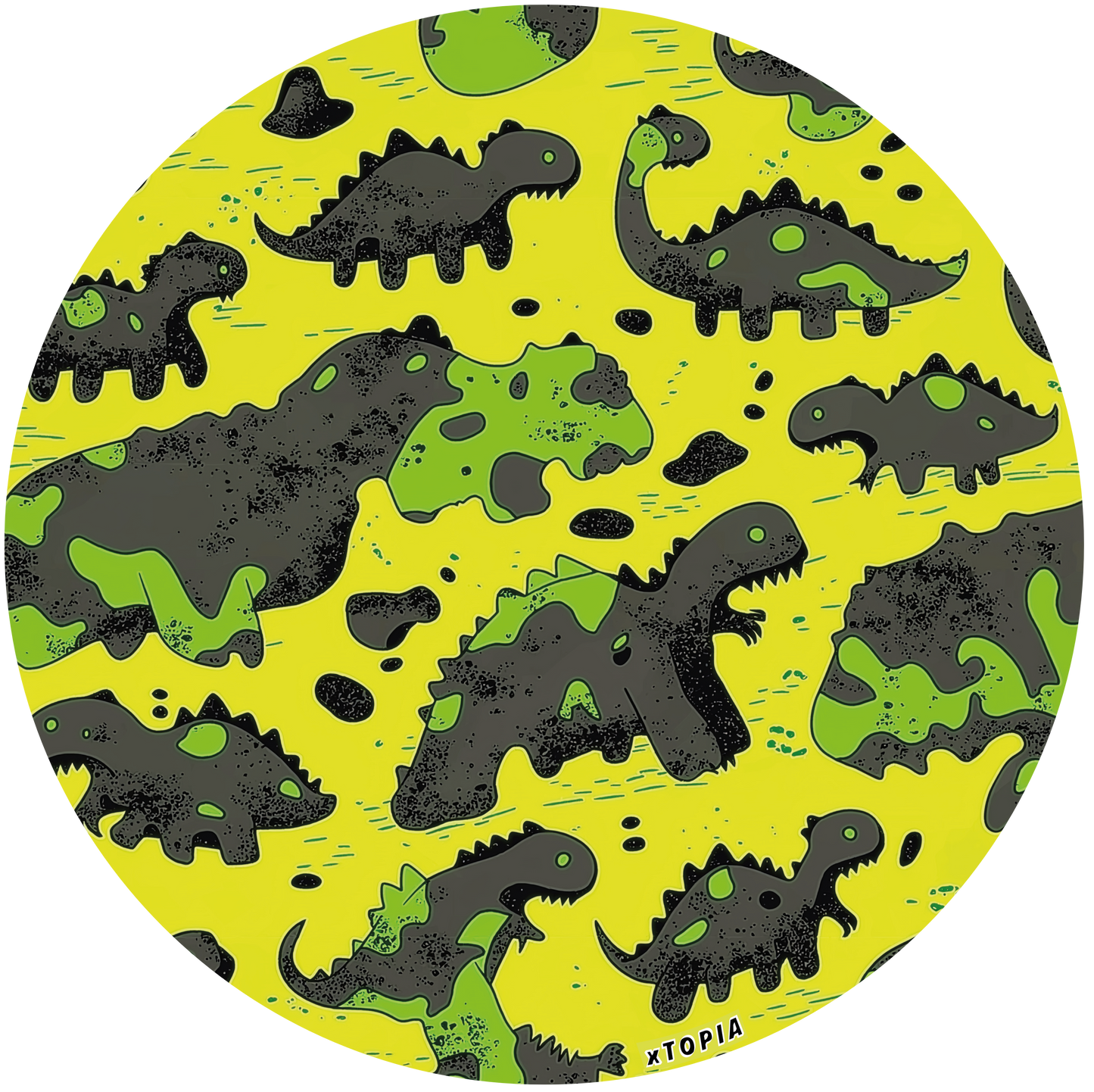 Camo-dinosaur Toddler T