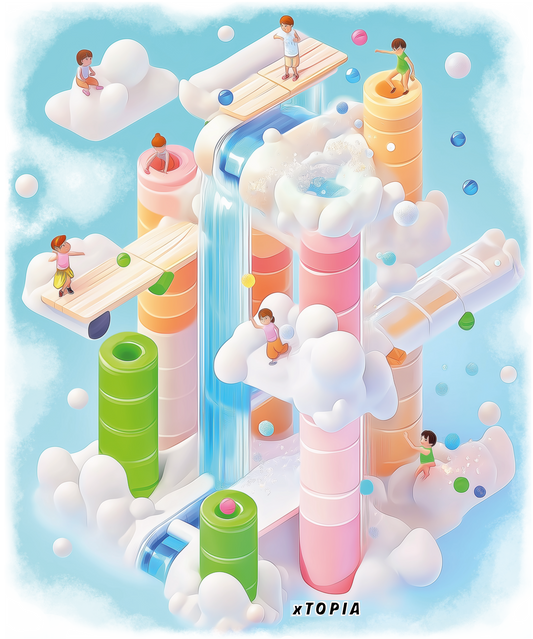 Isometric Marble Run Child T