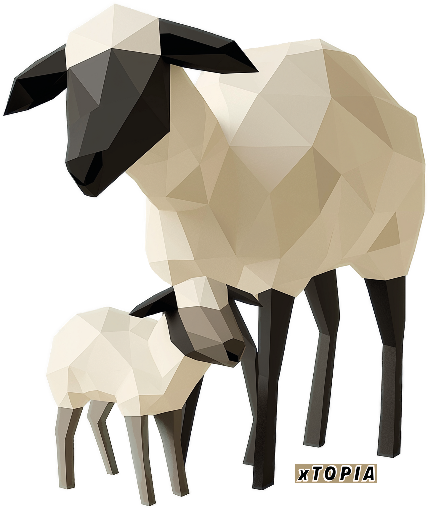 Isometric Suffolk Sheep Toddler T (Limited Edition)
