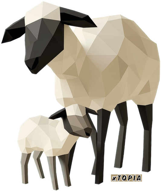 Isometric Suffolk Sheep Toddler T (Limited Edition)