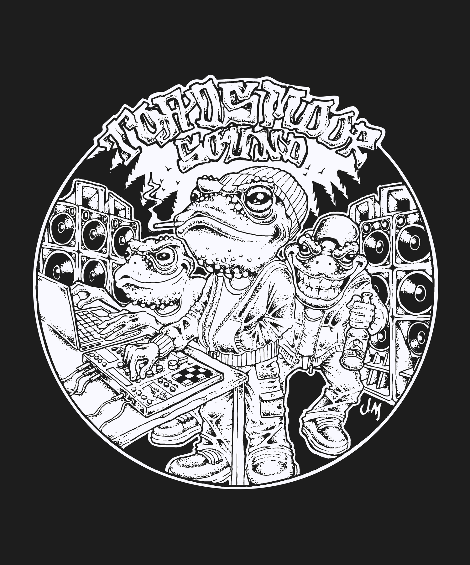 Toadsmoor Sound Black T-shirts