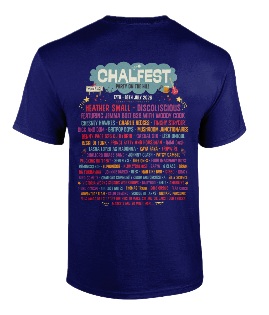 Chalfest '26: Classic Line-up - Unisex T-shirt