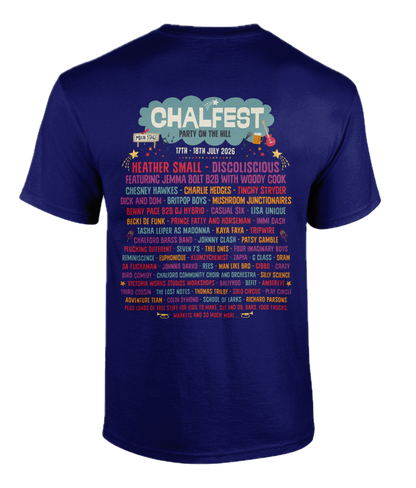 Chalfest '26: Classic Line-up - Unisex T-shirt