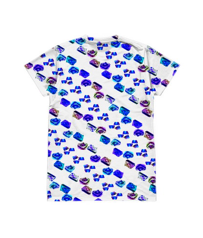 DJ Sublimation Blue Adults T-shirt