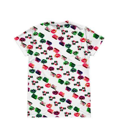 DJ Sublimation Green-Red Adults T-shirt