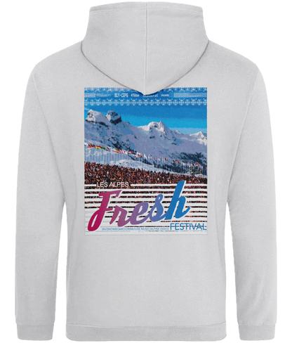 Fresh Ski Festival Adults Back Print Hoodie