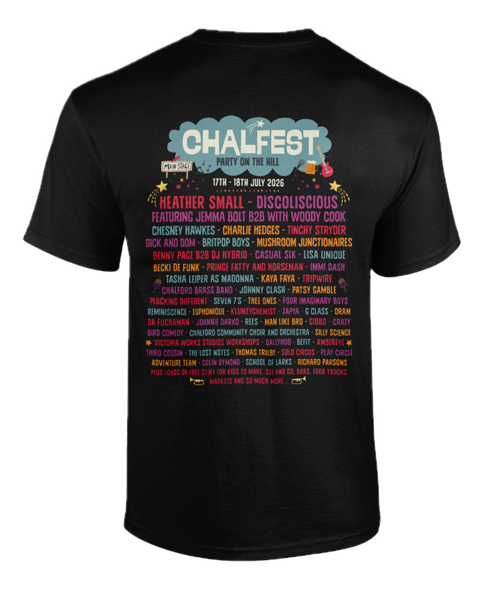 Chalfest '26: Classic Line-up - Unisex T-shirt