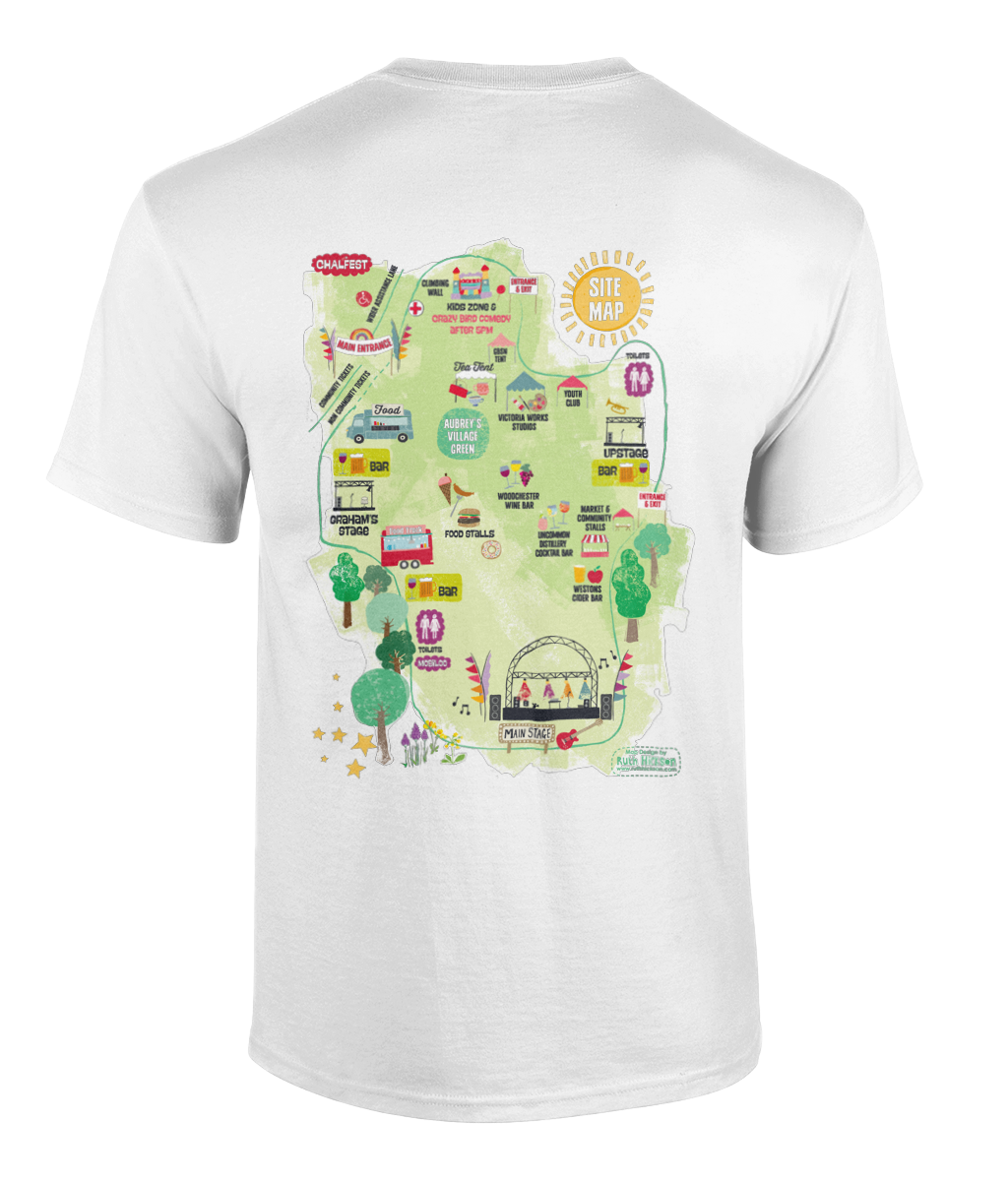 Chalfest '26: Classic Map - Unisex T-shirt