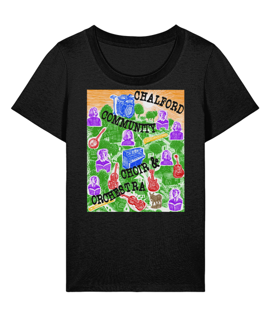 CCCO Ladies fitted scoop-neck T-shirt