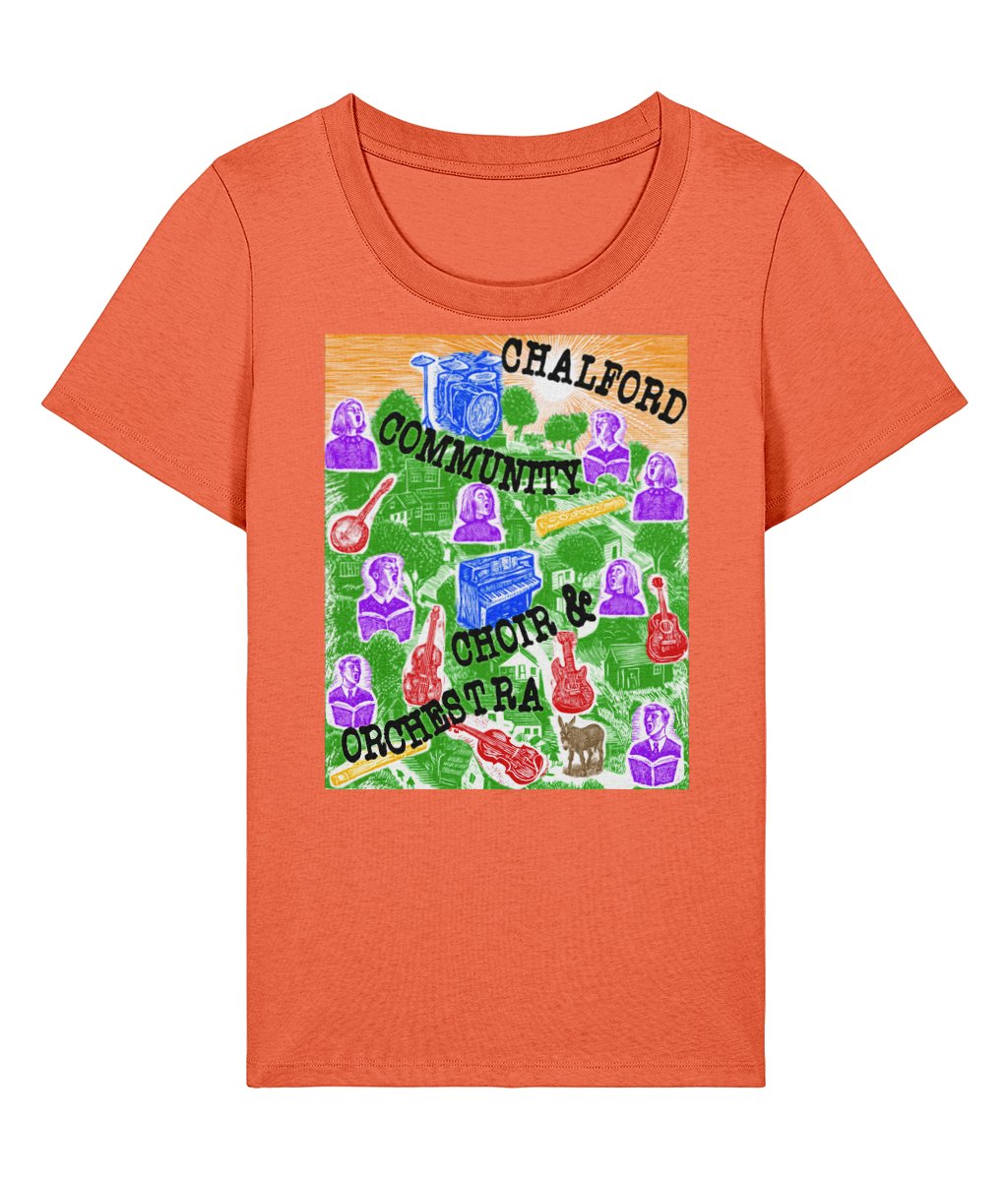 CCCO Ladies fitted scoop-neck T-shirt