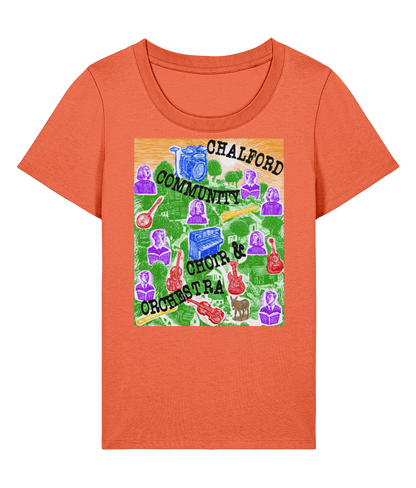 CCCO Ladies fitted scoop-neck T-shirt