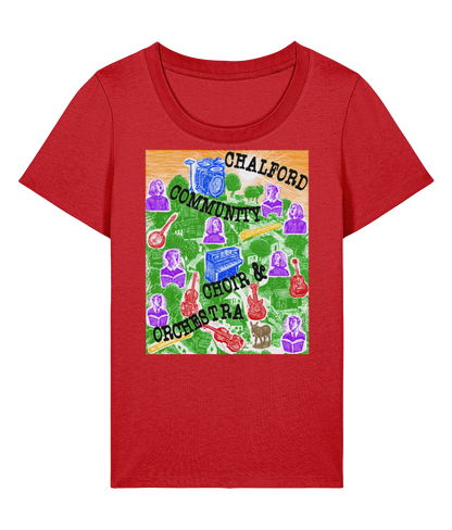 CCCO Ladies fitted scoop-neck T-shirt