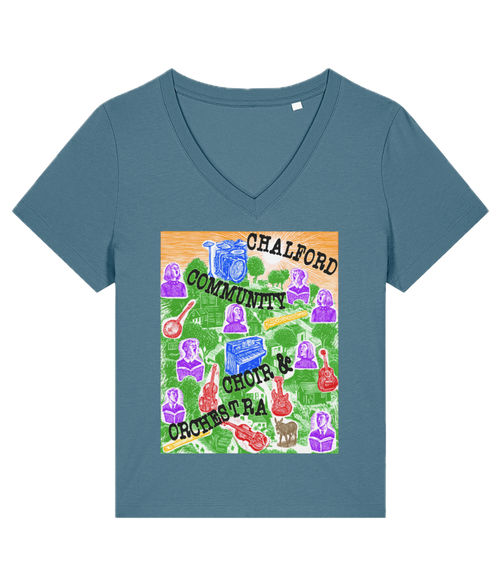 CCCO Ladies V-neck T-shirt