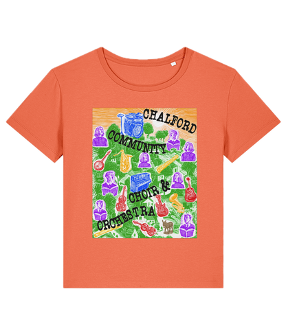 CCCO Ladies relaxed scoop-neck T-shirt