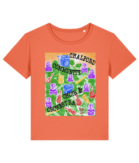 CCCO Ladies relaxed scoop-neck T-shirt