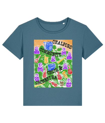 CCCO Ladies relaxed scoop-neck T-shirt