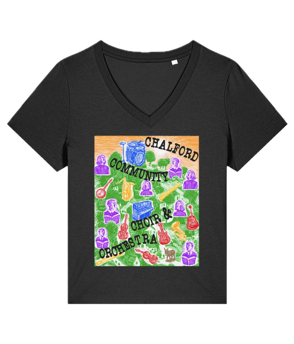 CCCO Ladies V-neck T-shirt