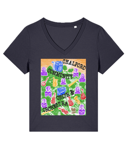 CCCO Ladies V-neck T-shirt
