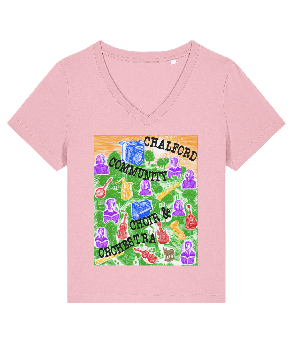 CCCO Ladies V-neck T-shirt