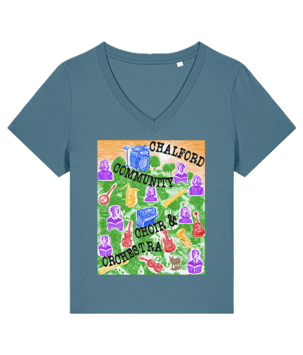 CCCO Ladies V-neck T-shirt