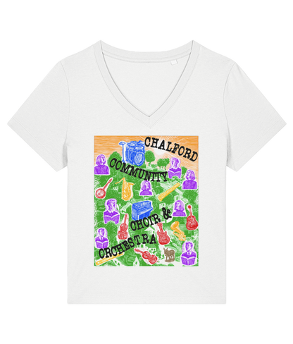 CCCO Ladies V-neck T-shirt