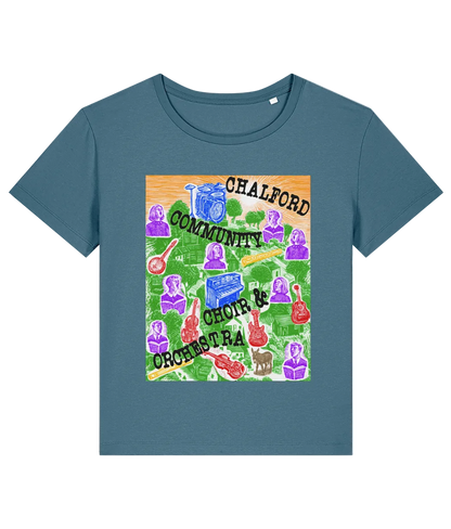CCCO Ladies relaxed scoop-neck T-shirt