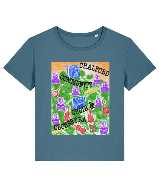 CCCO Ladies relaxed scoop-neck T-shirt