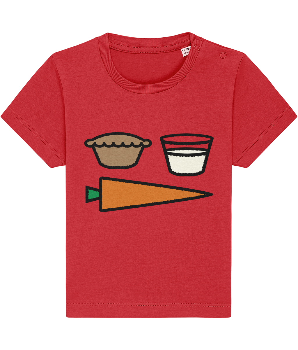 Christmas Shapes: Conical - Baby-Toddler T-shirt