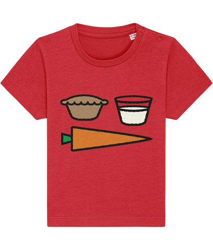 Christmas Shapes: Conical - Baby-Toddler T-shirt