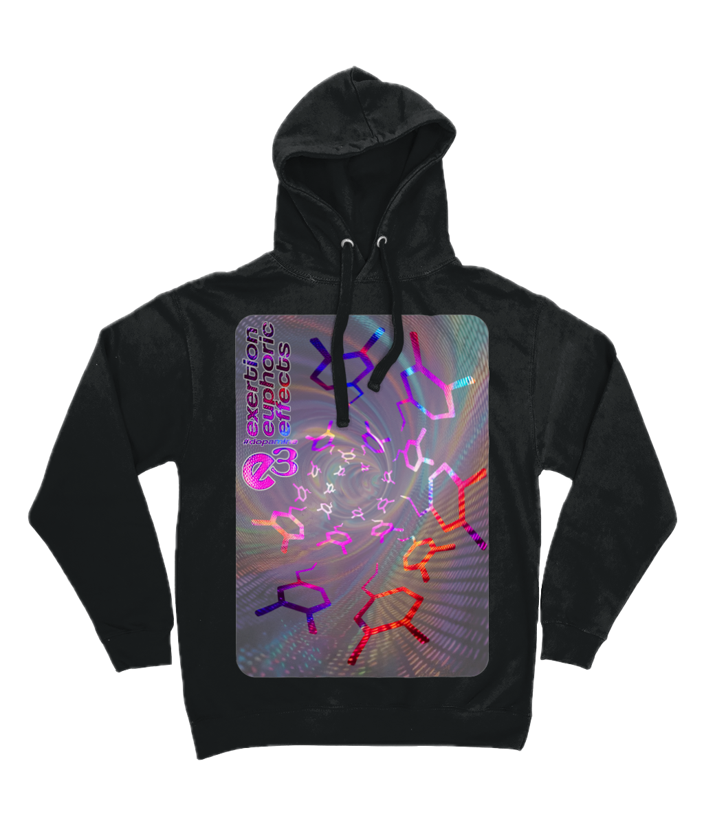 e3 dopamine rush Adults Mega-Print Hoodie