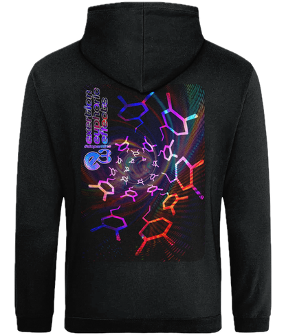 e3 dopamine rush Adults Back Print Hoodie