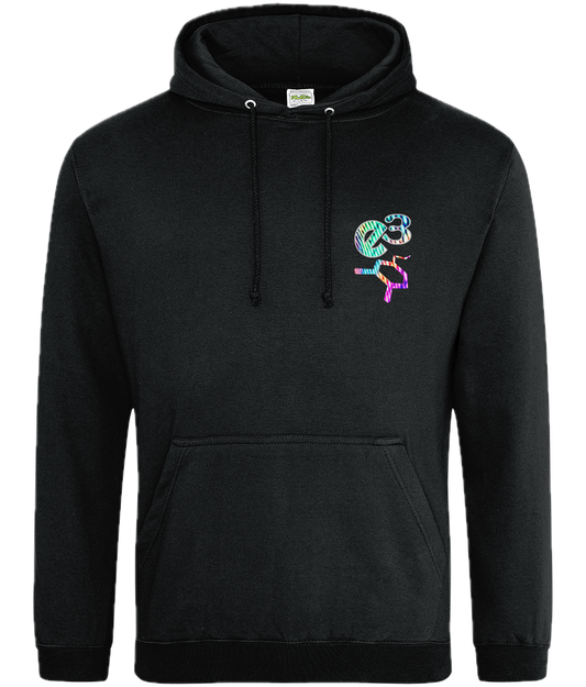 e3 dopamine rush Adults Back Print Hoodie