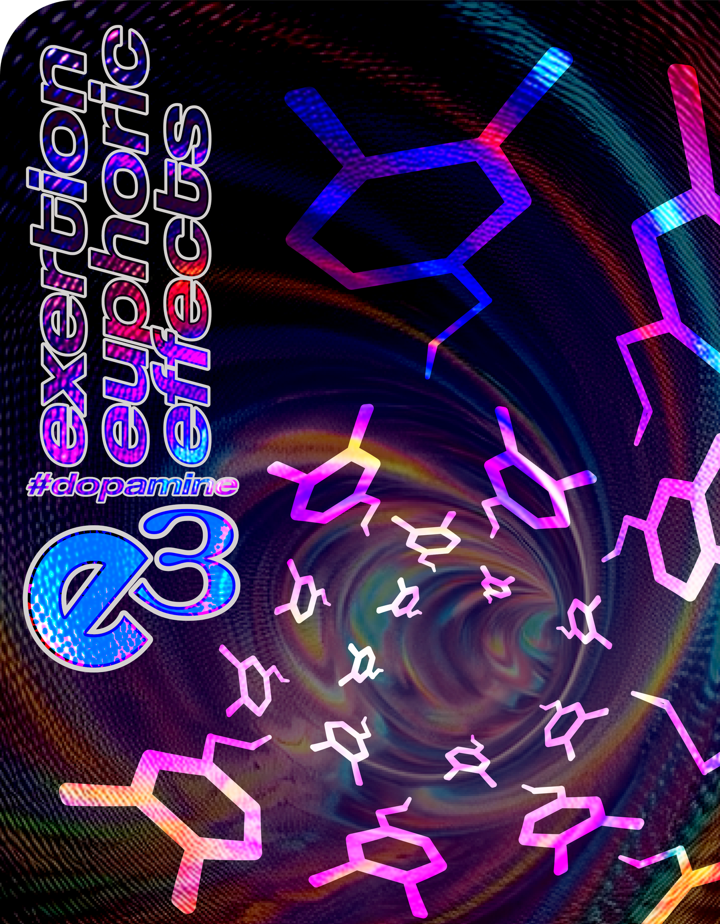 e3 dopamine rush Adults T-shirt