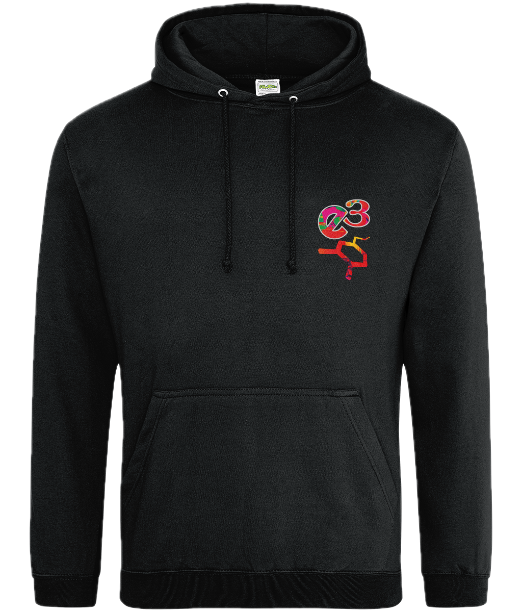 e3 dopamine spiral Adults Back Print Hoodie