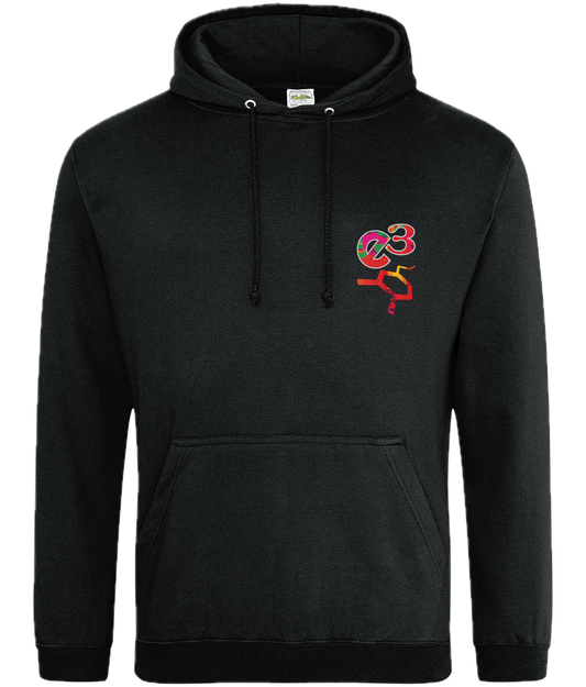 e3 dopamine spiral Adults Back Print Hoodie