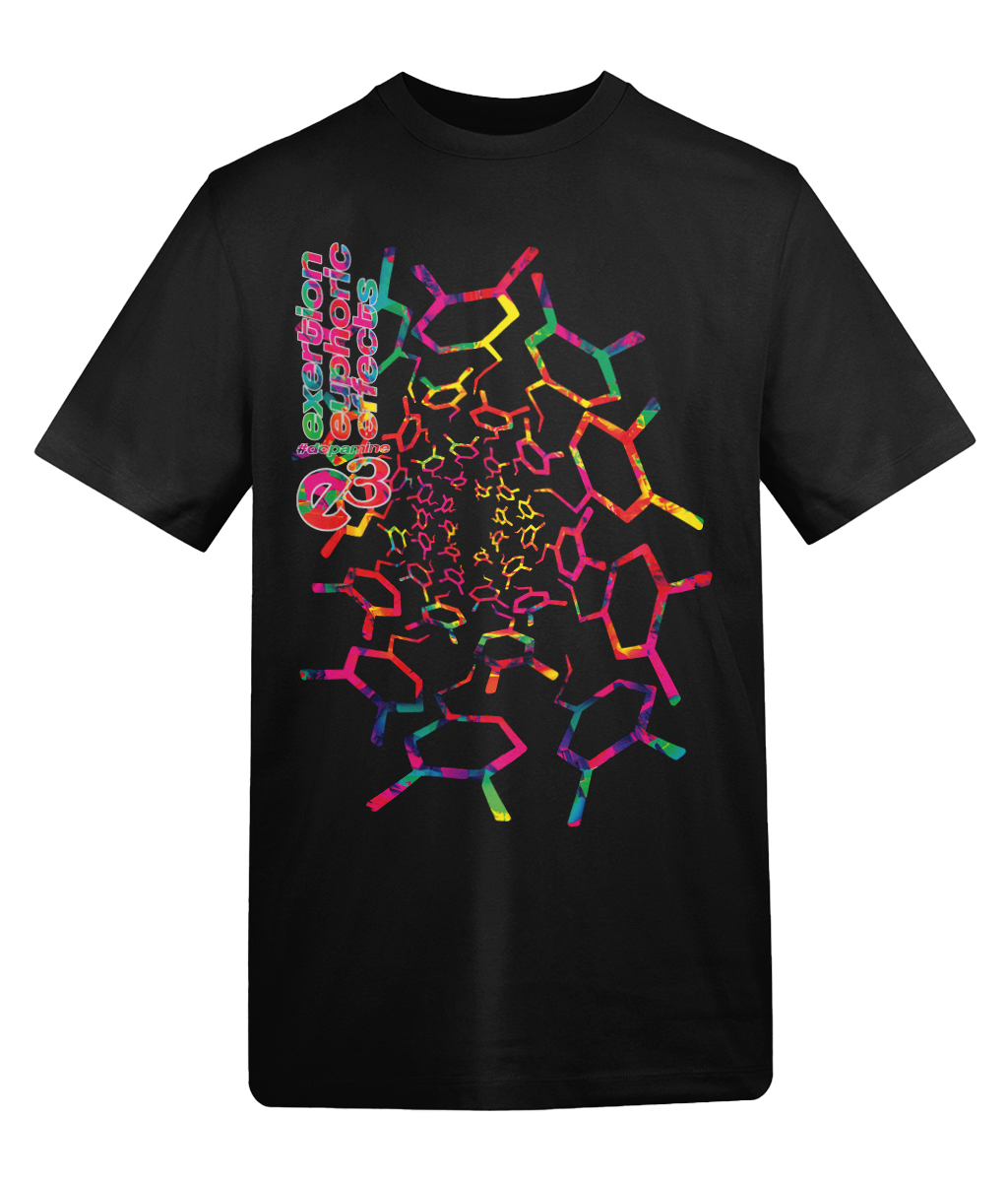 e3 dopamine spiral Adults T-shirt