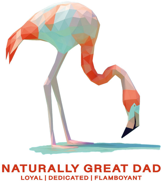 Flamingo Dad 2 - Adult T-shirt