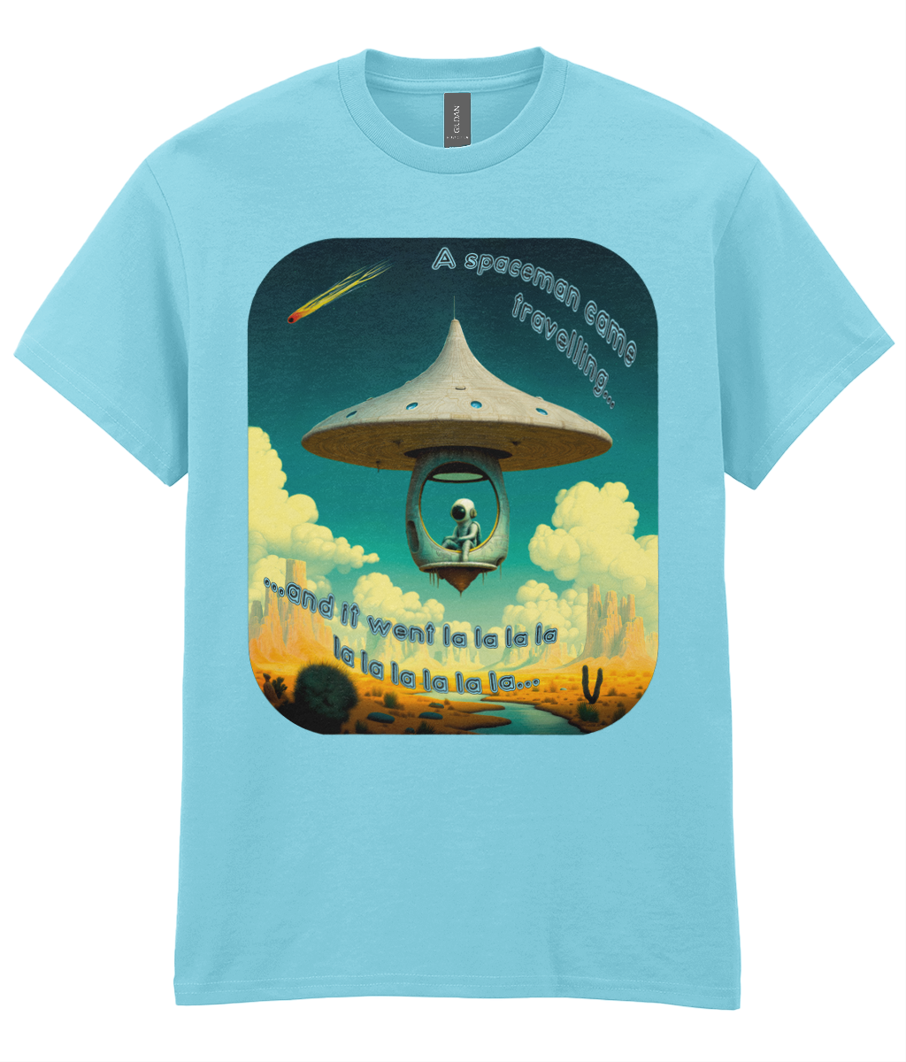 Travelling Spaceman - Adults T-shirt