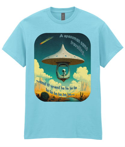 Travelling Spaceman - Adults T-shirt